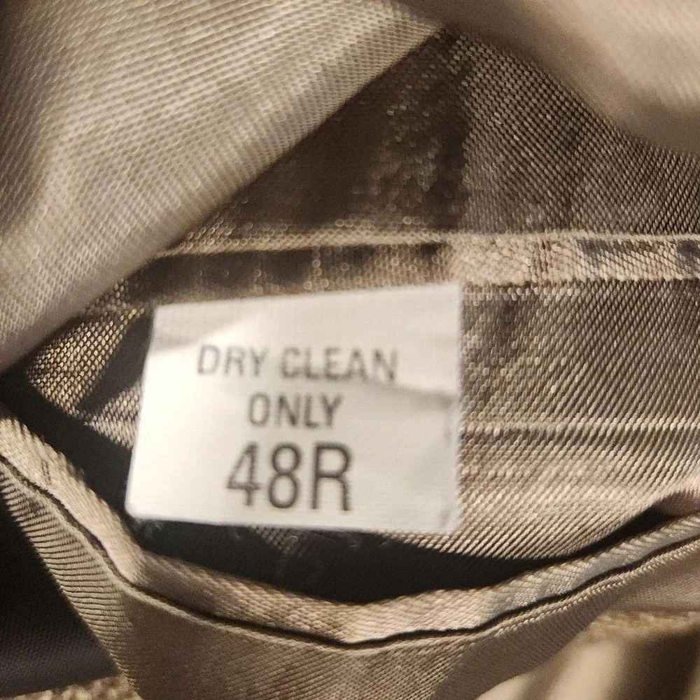 Orvis Sport Coat Blazer Mens 48 Brown Herringbone Tweed Made USA Vintage